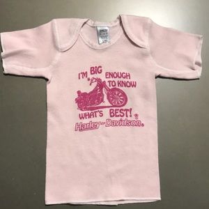 Harley-Davidson I’m big enough to know Baby Tee12m